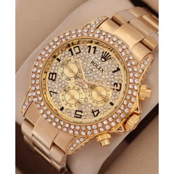 Rolex Cosmograph Diamante Golden Watch